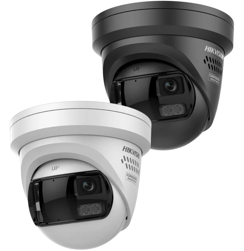 Panoramatická kamera Hikvision DS-2CD2387G3P-LIS2UY/SL biela a čierna