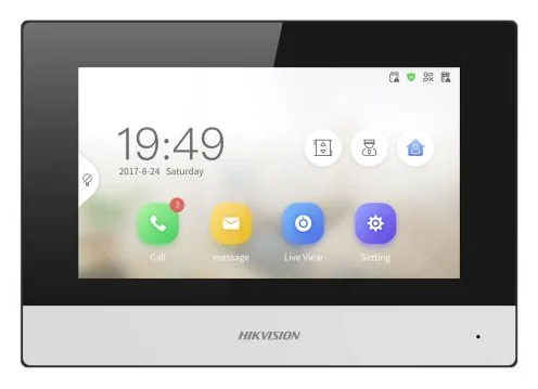 Dvojvodičový displej Hikvision DS-KH6320Y-WTE2 čierny
