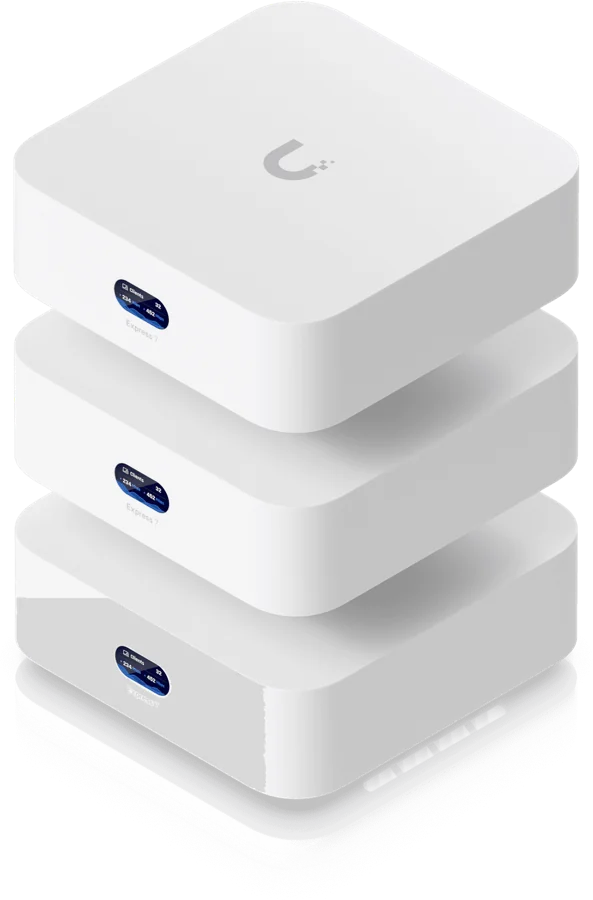 UniFi Express 7 – tri kusy pre mesh